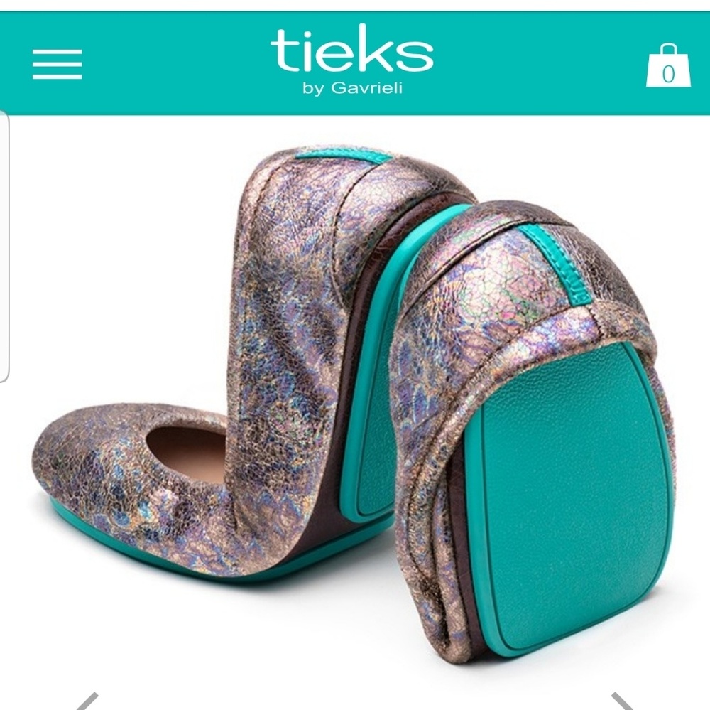 Tieks limited Edition Potion Ballerina Flats sz10